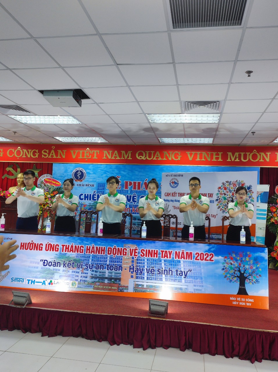 Hội thảo LAVITEC - Lễ phát động chiến dịch vệ sinh tay năm 2022 – Bệnh Viện Nhi Thái Bình